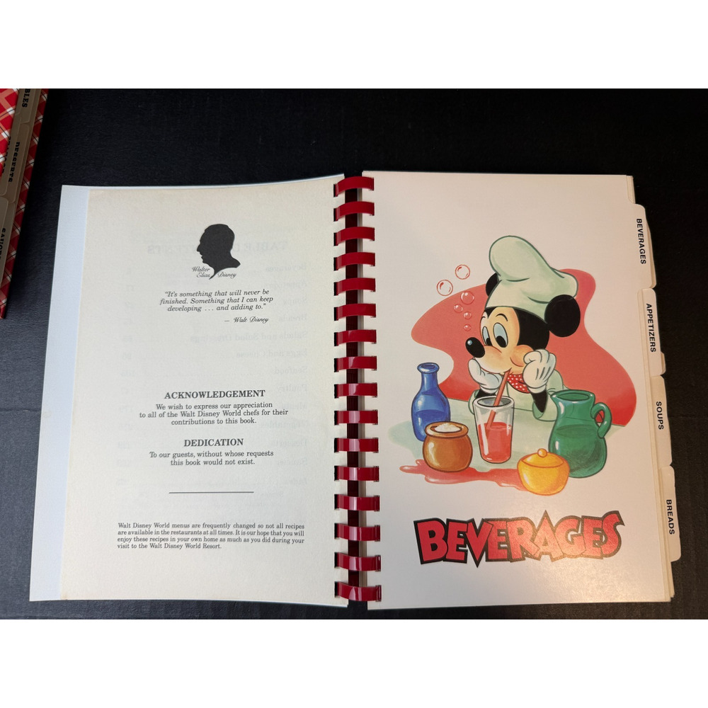 Cooking With Mickey Around Our World & Cooking with Mickey Vol II Vtg - Picture 3 of 9